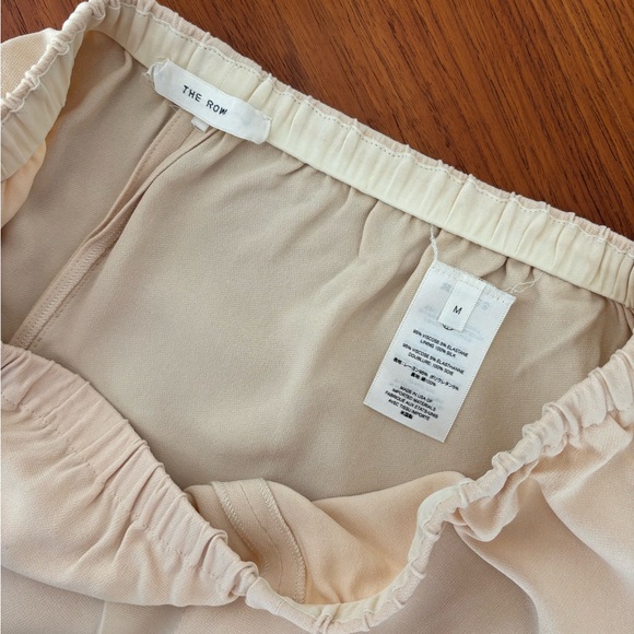 The Row Beige Elastic-Waist Pants - Picture 2 of 6